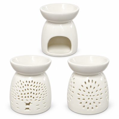 White Ceramic Oil Burner Assorted